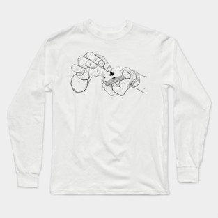 The Three of Clubs Long Sleeve T-Shirt