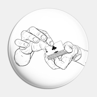 The Three of Clubs Pin