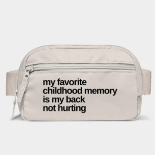 Favorite Childhood Memory Bag