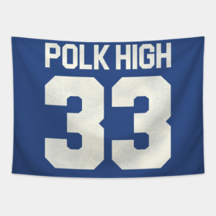 Al Bundy Polk High Football Jersey (Front/Back Print) Tapestry