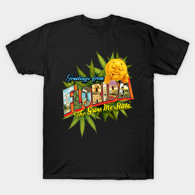 Greetings From Florida T-Shirt by Luis Diaz