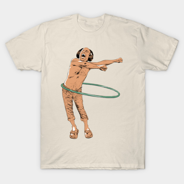 Hula Hoop Man T-Shirt by Luis Diaz
