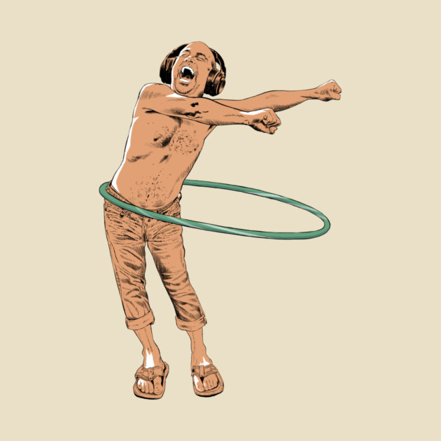 Hula Hoop Man by Luis Diaz