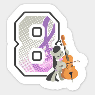 Number 8 Sticker