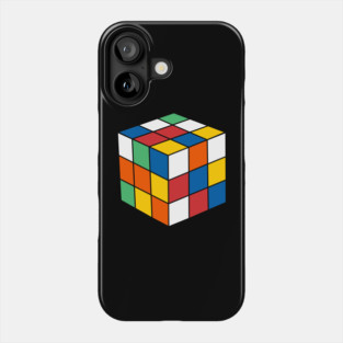Rubiks Cube (Retro) Phone Case