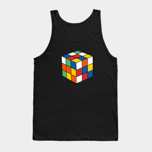 Rubiks Cube (Retro) Tank Top