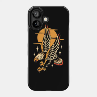 Eagle traditional tattoo Phone Case