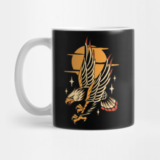 Eagle traditional tattoo Mug