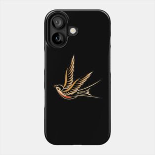 Swallow Traditional Tattoo Phone Case