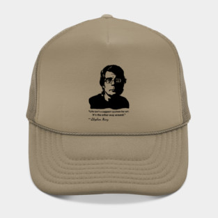 Stephen King Portrait and Quote Hat