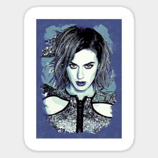 Katy Perry Poster Art Sticker