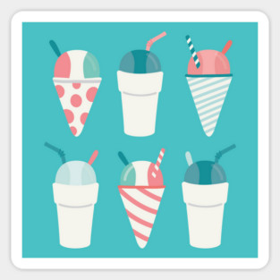 Snow Cones Sticker