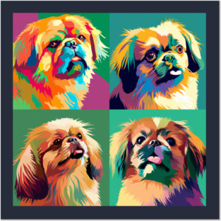 Tibetan Spaniel Pop Art - Dog Lover Gifts Posters and Art