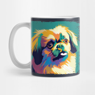 Tibetan Spaniel Pop Art - Dog Lover Gifts Mug
