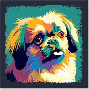 Tibetan Spaniel Pop Art - Dog Lover Gifts Posters and Art