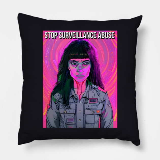 Anti Surveillance Pillow by animegirlnft