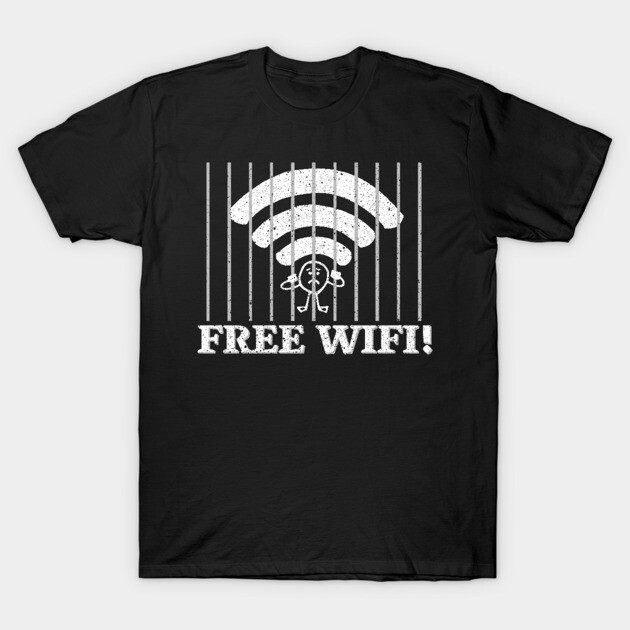 Free Wifi T-Shirt by yeoys