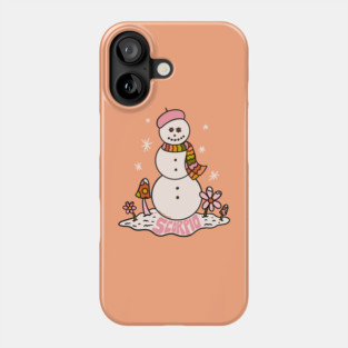Scorpio Snowman Phone Case
