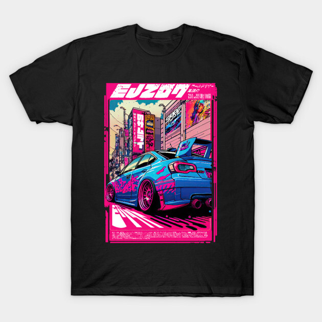 Samurai Spirit - Japanese sport car T-Shirt by Wrap Shop