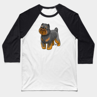 Dog - Brussell's Griffon - Black and Tan Baseball T-Shirt