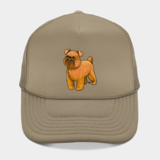 Dog - Brussell's Griffon - Natural Red Hat