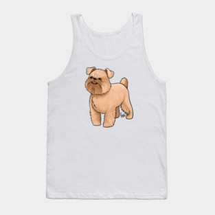 Dog - Brussell's Griffon - Natural Tan Tank Top