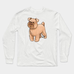 Dog - Brussell's Griffon - Natural Tan Long Sleeve T-Shirt