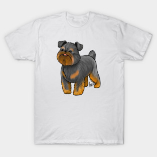 Dog - Brussell's Griffon - Natural Black and Tan T-Shirt
