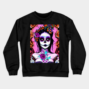 Day of The Dead Art Crewneck Sweatshirt