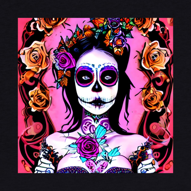 Day of The Dead Art by animegirlnft