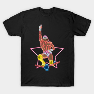 Ultimate Warrior Mask Pro Wrestling FanArt Tribute T-Shirt