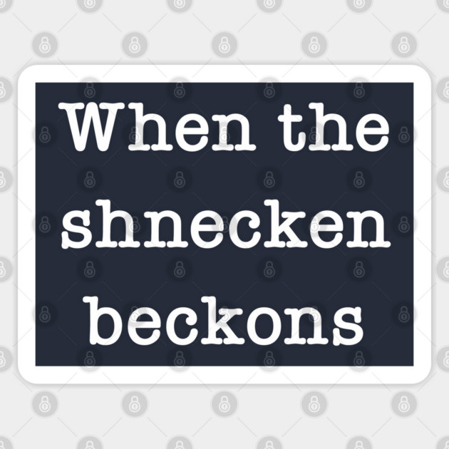 When The Schnecken Beckons Sticker by Maltin On Movies 