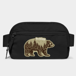 Mountain Grizzly Bear Montana Sticker Bag