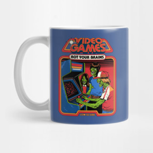 Video Games Rot Your Brains Mug