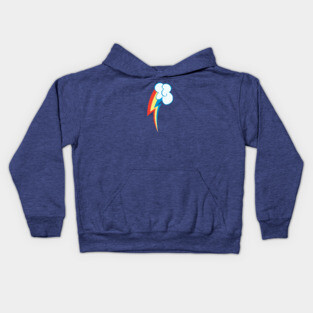 My little Pony - Rainbow Dash Cutie Mark V3 Kids Hoodie