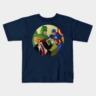 Cap Punching Trump Kids T-Shirt