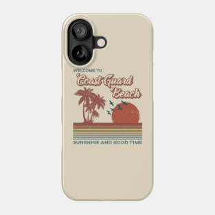 Coast Guard Beach - Coast Guard Beach Retro Sunset Phone Case