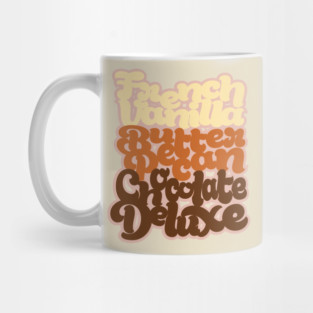 French Vanilla Butter Pecan Chocolate Deluxe Mug