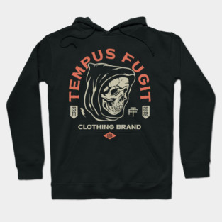 TEMPUS FUGIT - Only Front - Grim Reaper Hoodie