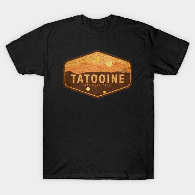 Tatooine National Park RETRO Tatooine T-Shirt TeePublic