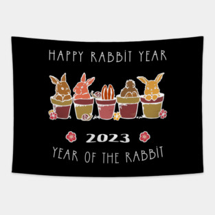 Year of the Rabbit | 2023 Chinese New Year Tapestry