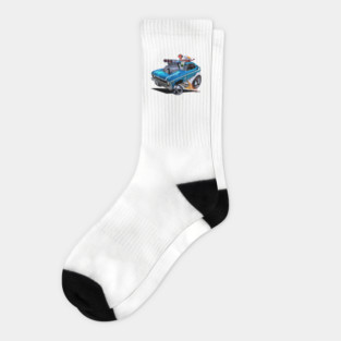 SUPER Nova 1970 Nova blue muscle car Socks