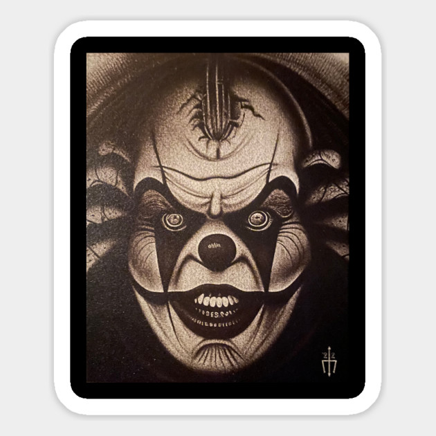 Evil Clown Magnet by Grave Digs