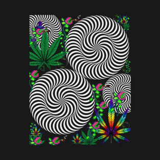 420 Optical illusion T-Shirt