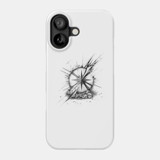 Broken Compass Phone Case