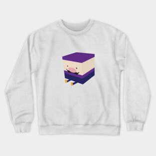 Purple Blockio Crewneck Sweatshirt