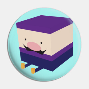 Purple Blockio Pin