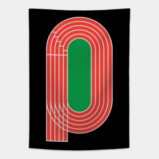 RUNNING TRACK Tapestry