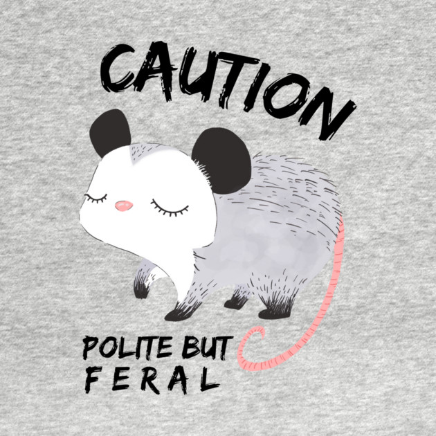 Polite But Feral Possum by The WYLD Tribe