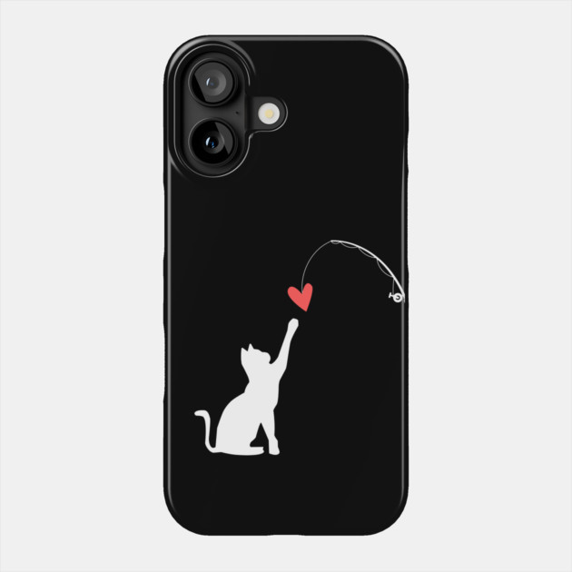 Cat Lover Funny Valentine's Day Phone Case by The WYLD Tribe